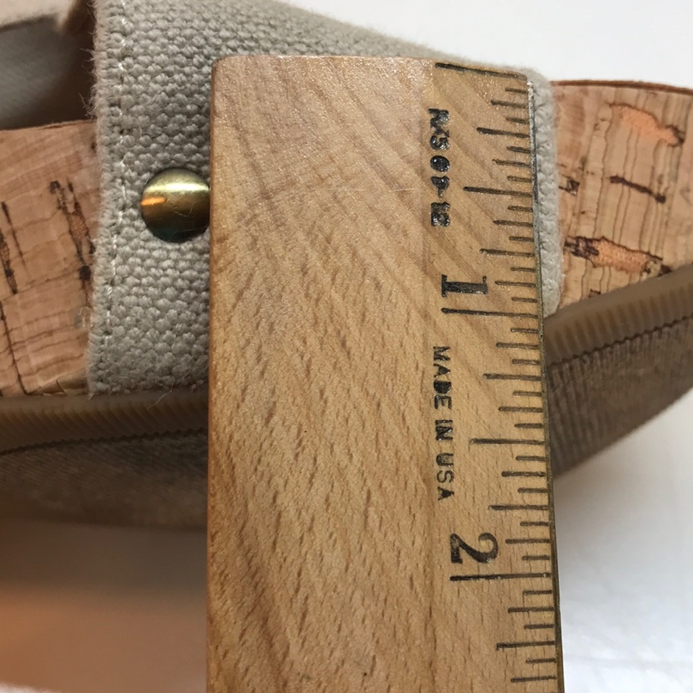 Lucky Brand Tan Platform Sandals Size 10 - Picture 7 of 8